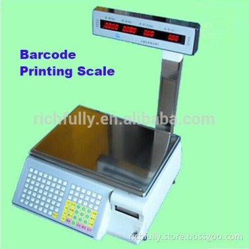 RFY-SBS01:Good price of Supermarket/Shop/Vergetable-fruits Barcode Printing Scale